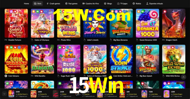 15Win: Jogue Crash e Experimente Alta Recompensa Instantânea